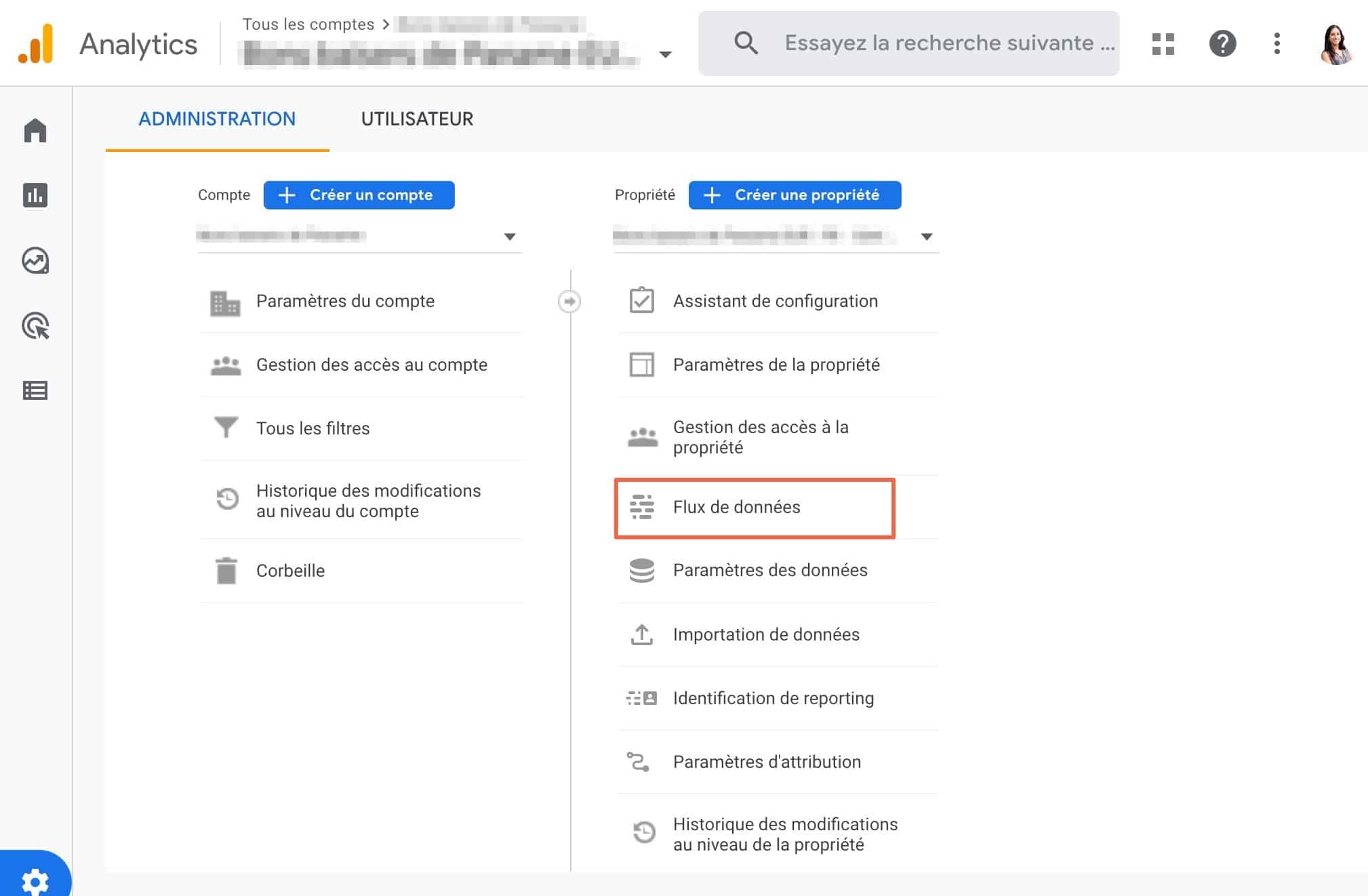 Configuration de Google Analytics 4, étape 4